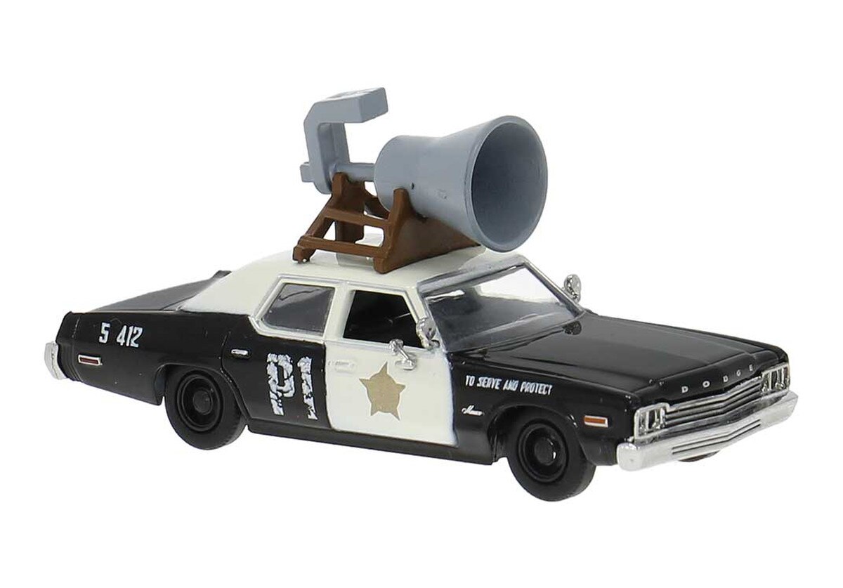 Brekina 18154 HO 1970s Dodge Monaco Assembled Police w/Rooftop Speaker