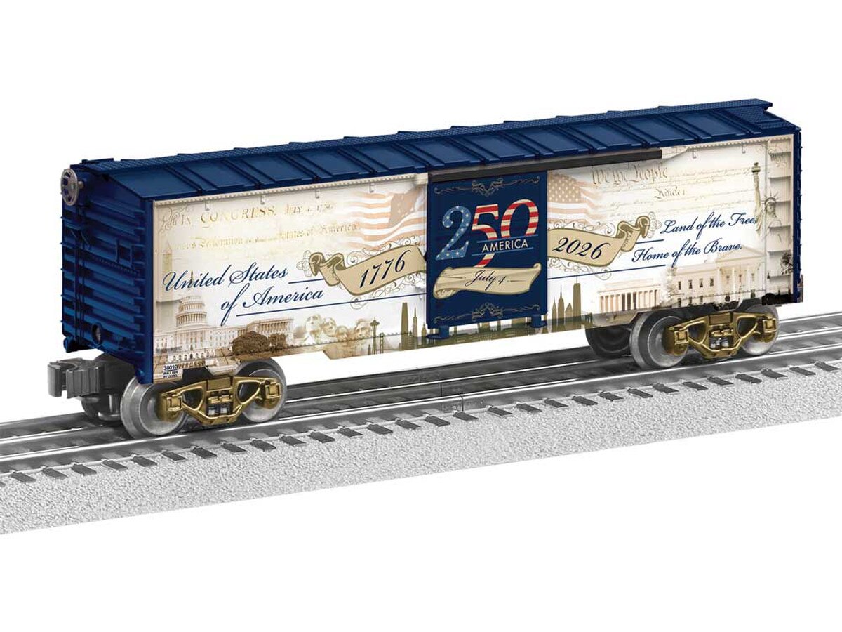 Lionel 2638010 O Steel Boxcar 3-Rail America 250